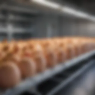 Various types of chicken egg incubators lined up, illustrating diversity in design and functionality.
