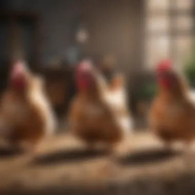 Stages of Hen Development Diagram showing the stages of a hen's development.