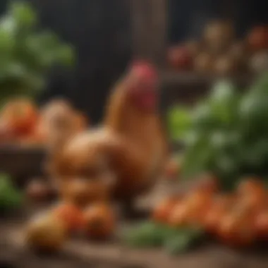 Nutrient-Rich Vegetables for Poultry Fresh vegetables as chicken feed ingredients