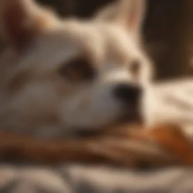 Close-up of deep bedding materials for pets