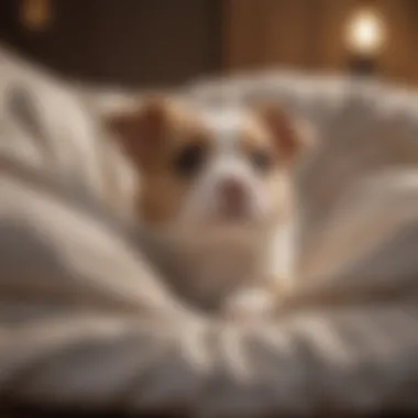 Happy Pet in Deep Bedding Happy small animal enjoying its bedding