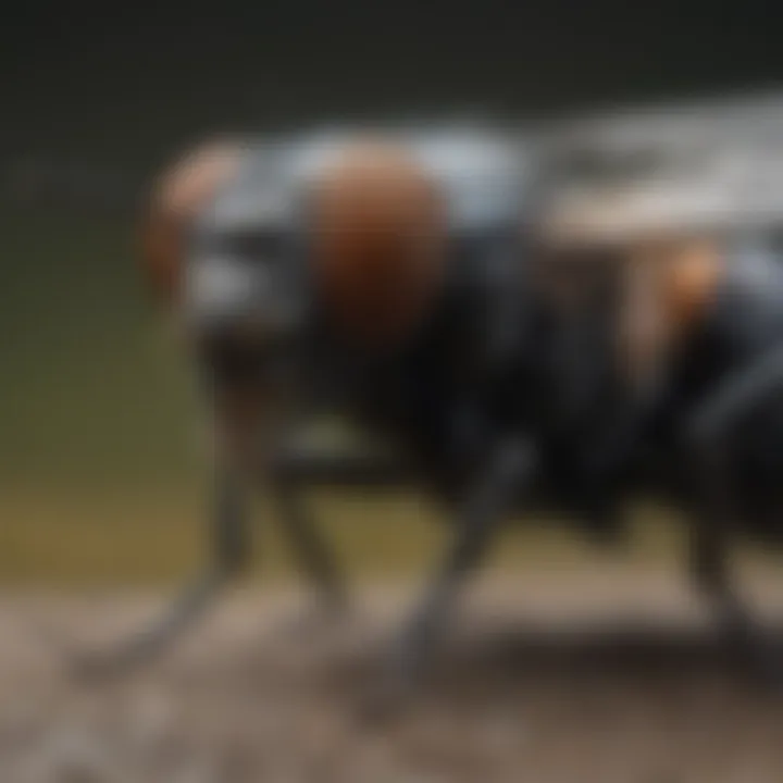 Lifecycle stages of black soldier fly