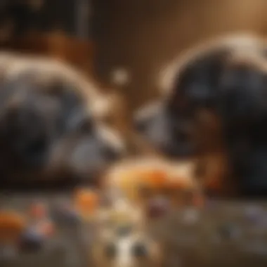 Minerals: Supporting Your Pet's Structural Integrity An array of mineral-rich treats for pets emphasizing the importance of minerals.
