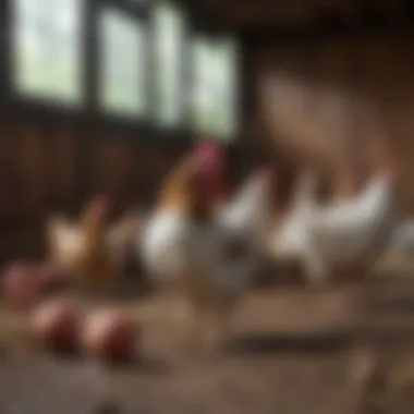 Optimal living conditions for laying hens