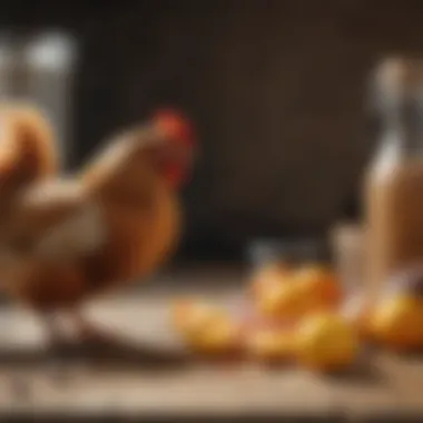 The Role of Nutrition: Understanding Dietary Needs A diagram illustrating dietary deficiencies in chickens