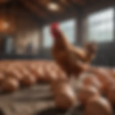 Effective Management: Solutions for Poultry Keepers A poultry keeper implementing solutions in a coop
