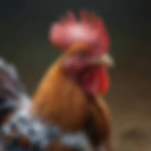 Different types of wing bands for roosters showcasing variety