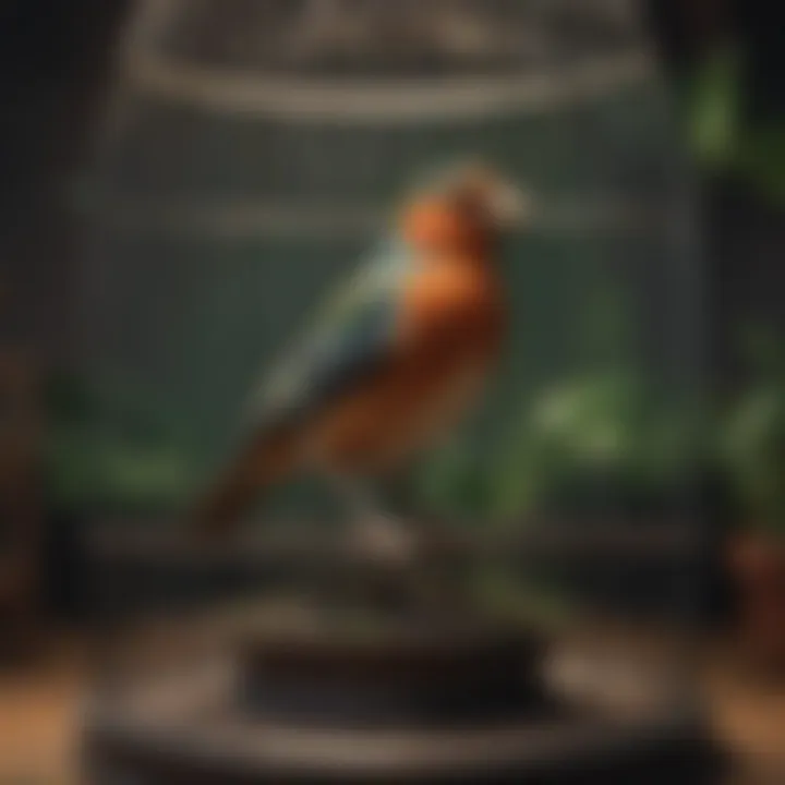 Materials used in Vision bird cage stands
