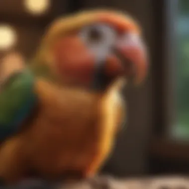 Adopting from a Rescue Organization A rescue organization with talking birds for adoption