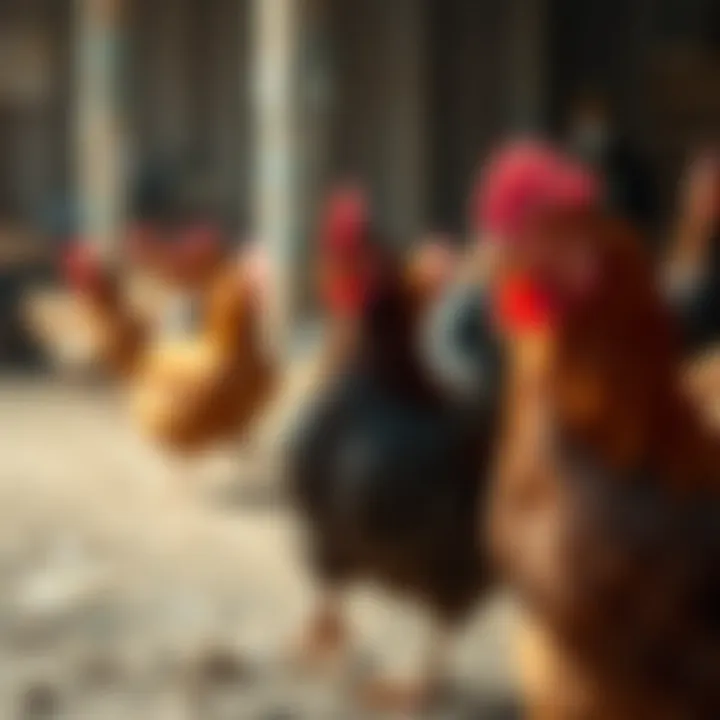 An online marketplace interface dedicated to chicken sales