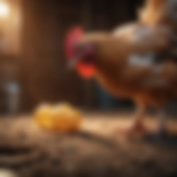 Natural remedies and treatments for worm management in poultry.