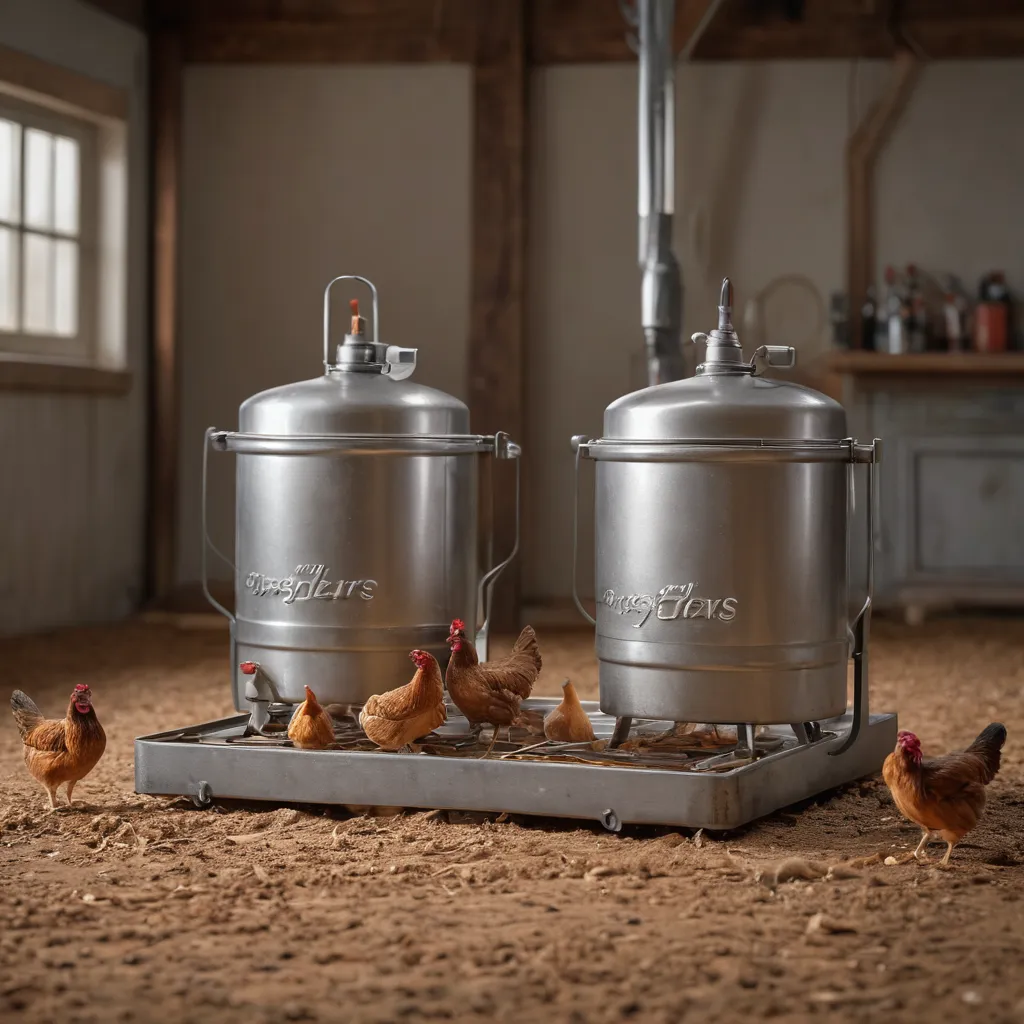 Little Giant Double Wall Metal Poultry Fount 2 Gal
