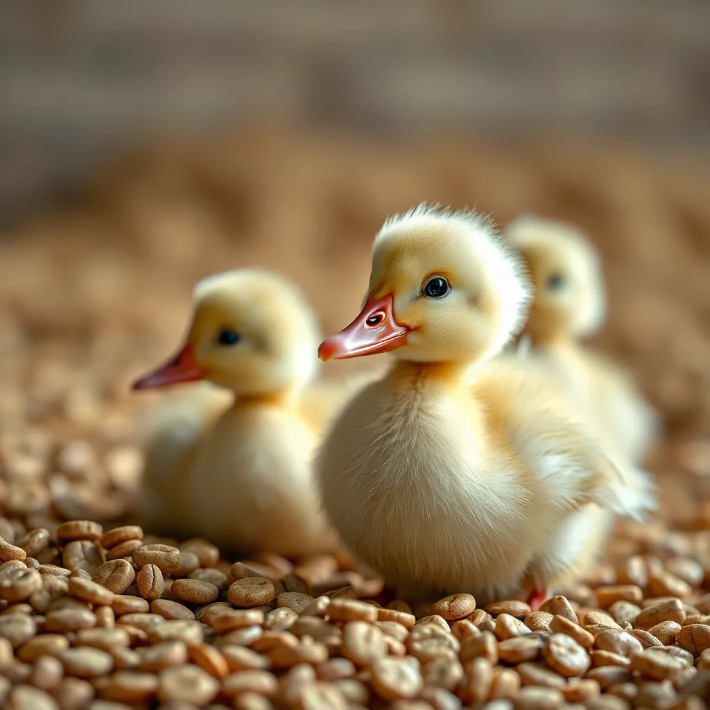 Duckling Diet And Nutrition photo