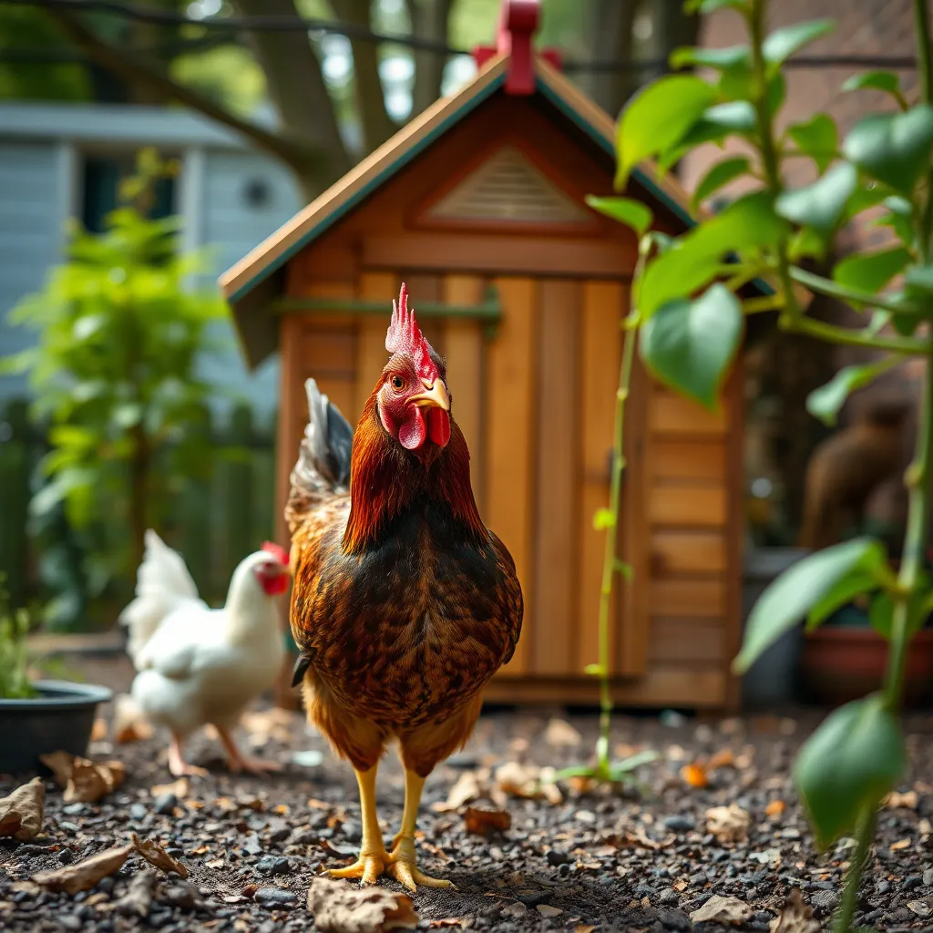 Image showcasing Building and Maintaining an Urban Chicken Coop